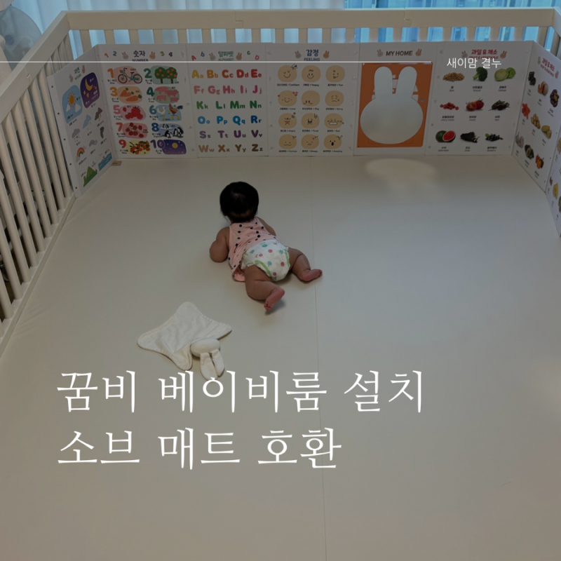 꿈비 하이가드 베이비룸 설치 후기 / 사용기간 언제까지?