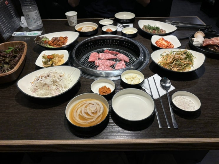  미아사거리 고기집 옛날농장 미아현대점 꽃갈비살 맛집