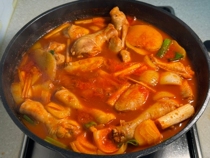 백설 닭볶음탕 양념 레시피맛있게 만들기