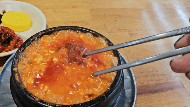  제주시 로컬맛집 “신해바라기분식 한라대점” 순두부찌개 추천