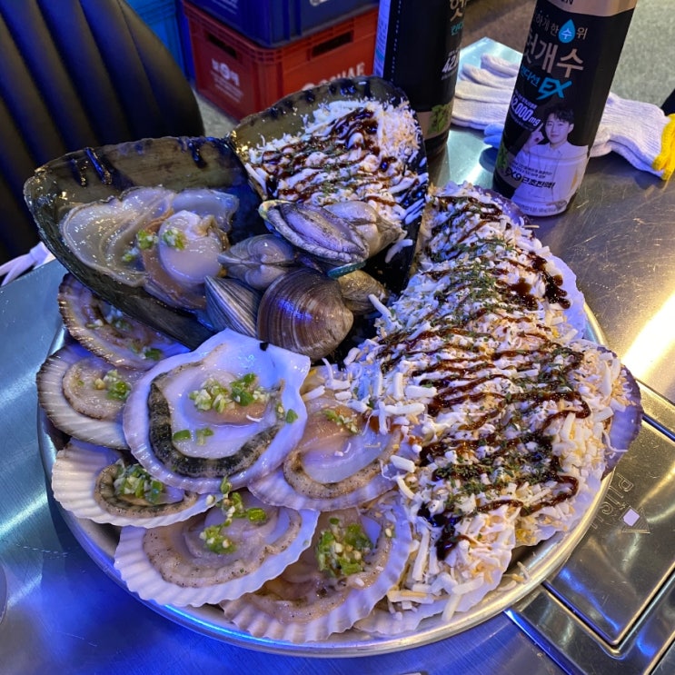  평택 고덕2단계 회 조개구이 조개찜 맛집 고덕호수점 자갈섬 내돈내산