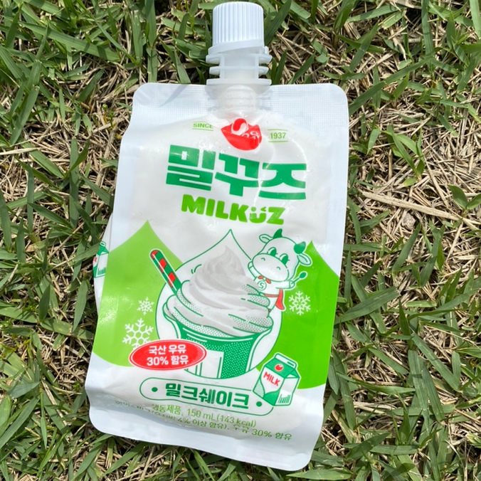  서울우유 밀꾸즈 롯데 설레임 밀크쉐이크 맛 비교