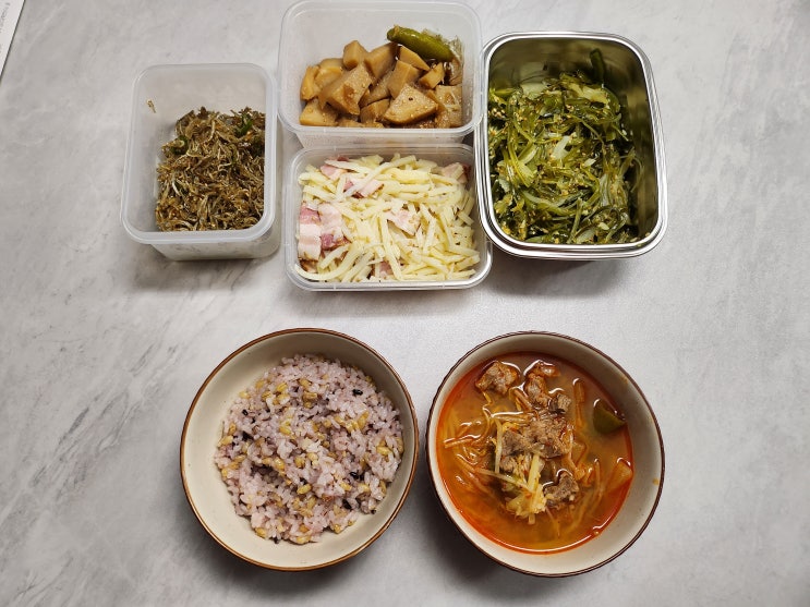  신혼부부 집밥, 직장인 점심 도시락 메뉴 만든 일상