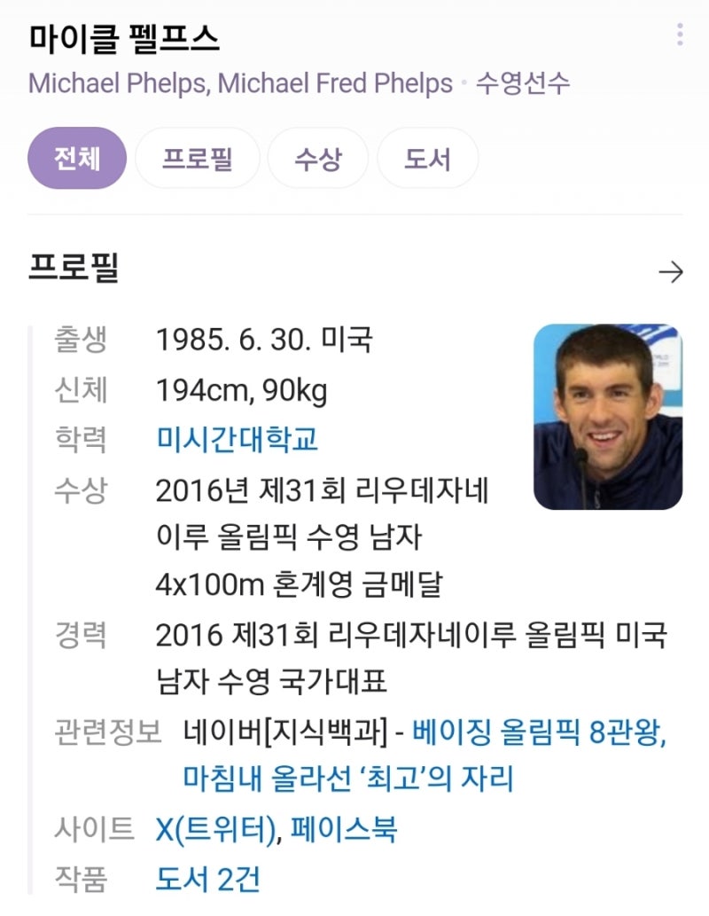 수영황제 마이클펠프스 인터뷰 : 네이버 블로그