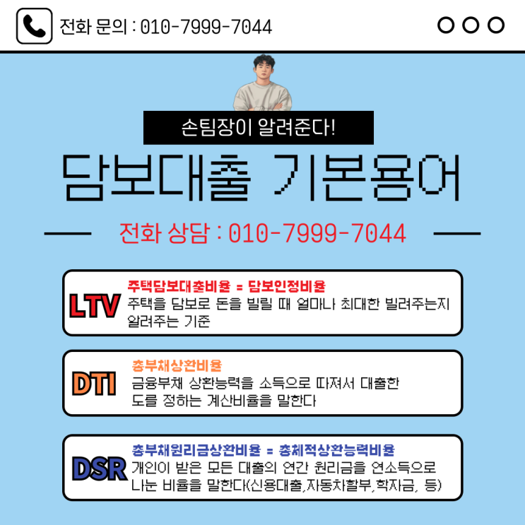  대출용어LTV,DSR,DTI,상환방식 총정리