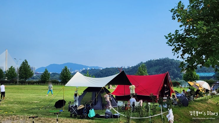  구리 한강 시민 공원 주차 텐트 자전거 대여 한강 걷기 당일 피크닉 장소 가볼만한곳