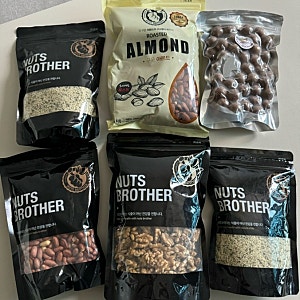 [리뷰] 견과류는 너츠브라더에서 (아몬드 / 땅콩 / 호두/ 마카다미아 / 햄프씨드)