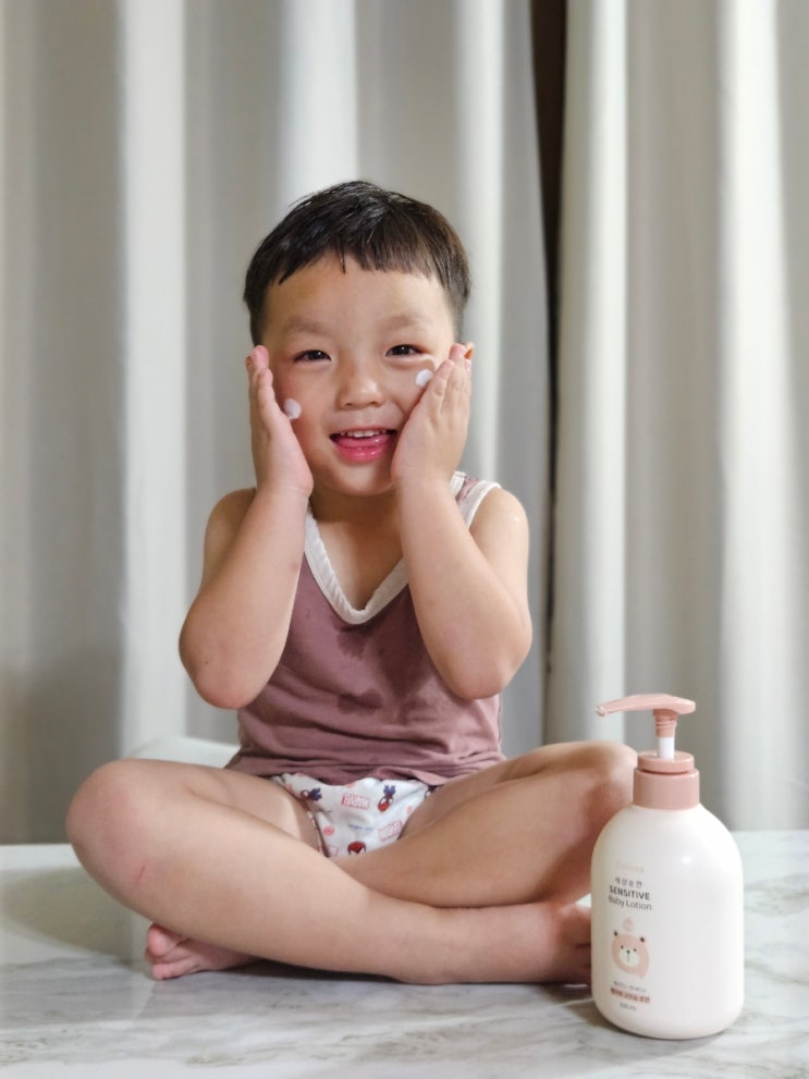  고보습 유아로션 은은한 파우더향이 좋아
