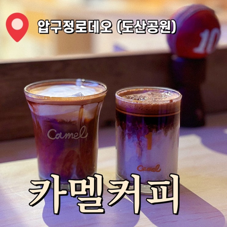  압구정 로데오 도산공원 분위기 좋은 카페 추천 카멜커피 도산점