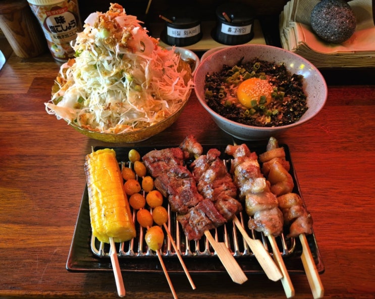  잠실 꼬치맛집 야키톤탄탄 방이동술집 추천