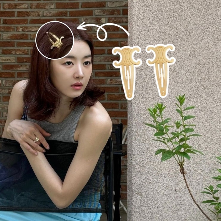  장희진 셀린느 트리오페 명품 헤어핀 악세사리 가격은?