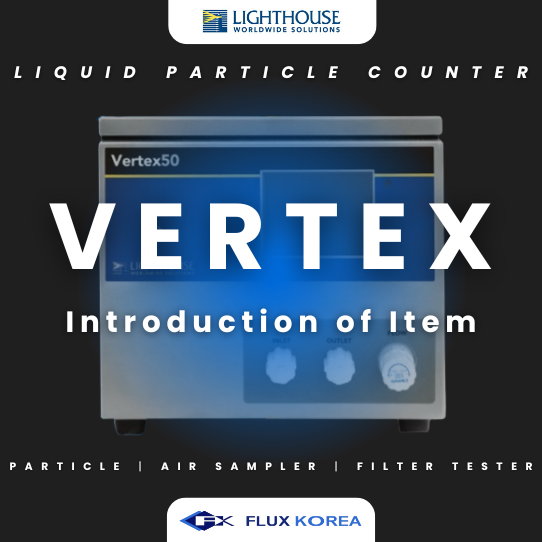  Lighthouse Vertex 제품 소개 | Liquid Particle Counter