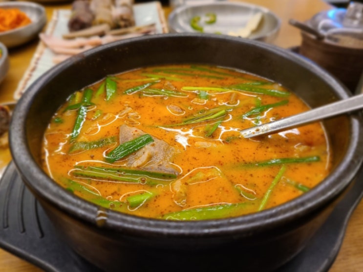  건대 순대국 24시 자양동 순대국 맛집 국물이 진한 강창구찹쌀진순대 건대점