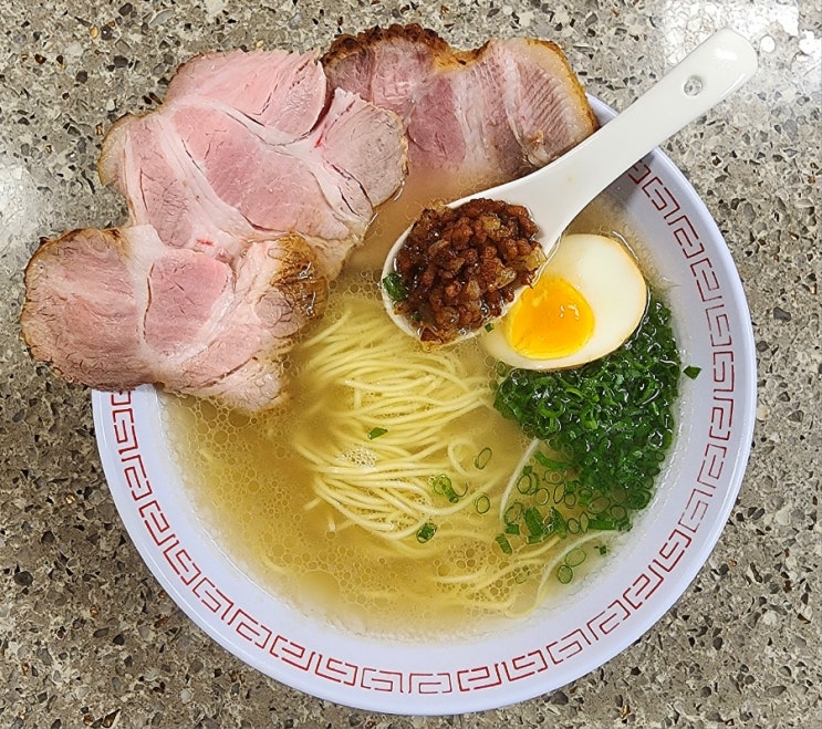  직접 만든 부타시오라멘 - 맑은 돼지육수 진짜 매력적이다