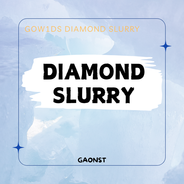  수용성 다이아몬드 슬러리(GOW1DS) DIAMOND SLURRY