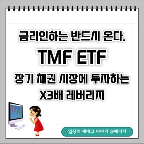  TMF ETF 장기 채권 시장의 3배 레버리지 투자(금리인하를 노리자!!)