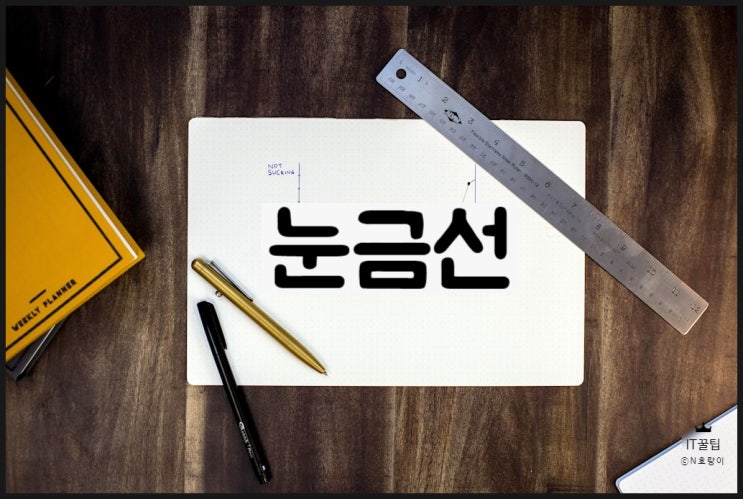 워드 눈금선 표시 및 삭제 방법 워드 눈금선 표시 및 삭제 방법