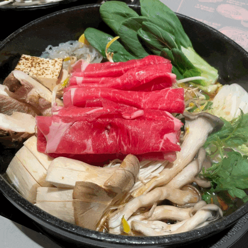 [잠실 송리단길맛집] 데이트코스 추천 샤브샤브,스키야끼 맛집 '옥소반 송리단길점'