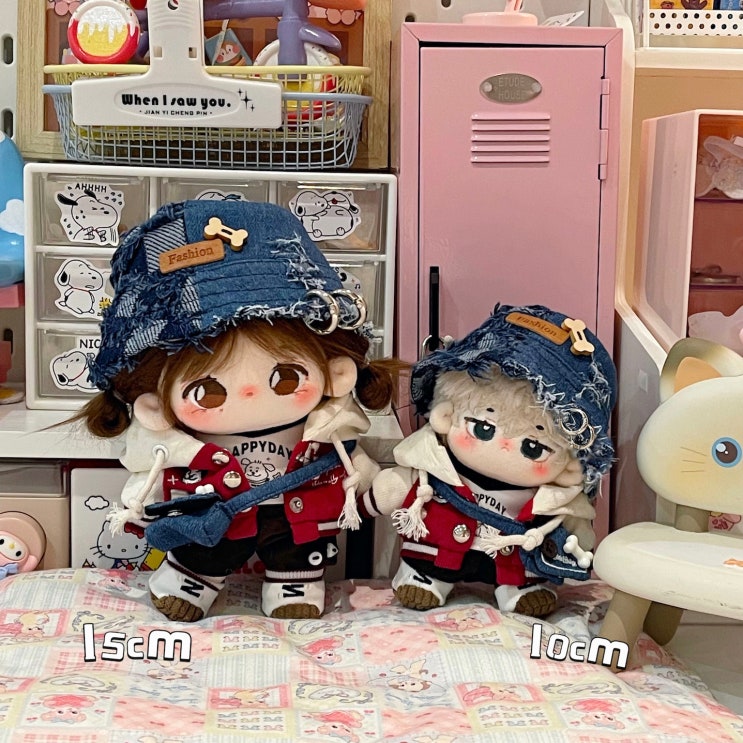  10cm 러블리 강아지 세트 인형옷 아이돌인형옷