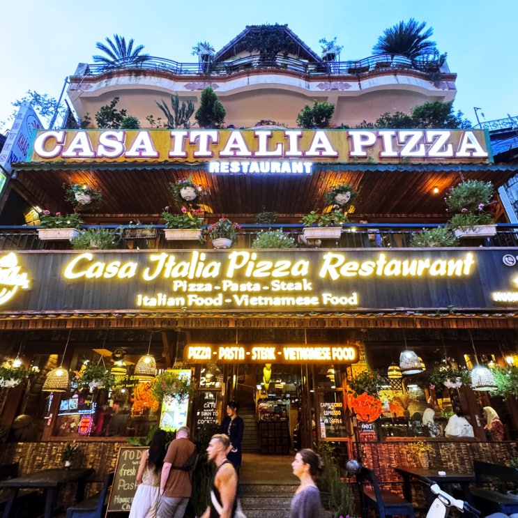  [사파] 'Casa Italia Pizza Restaurant'에서 1.5만원에 스테이크 먹기