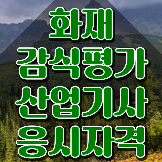  화재감식평가산업기사 필기시험 화재감식평가산업기사 시험응시자격 집에서 온라인으로 4달 안에 완료한 전략