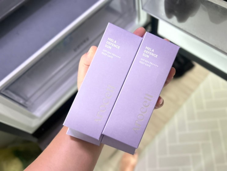  데일리 선크림 내돈내산 아로셀 멜라 디펜스 선 40ml 이게 짱임