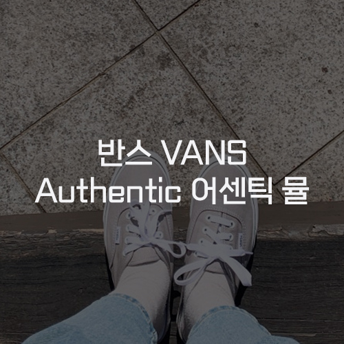  [반스 VANS] Authentic 어센틱 뮬 그레이 235mm 구매 착용 후기 내돈내산 봄여름가을 운동화 추천