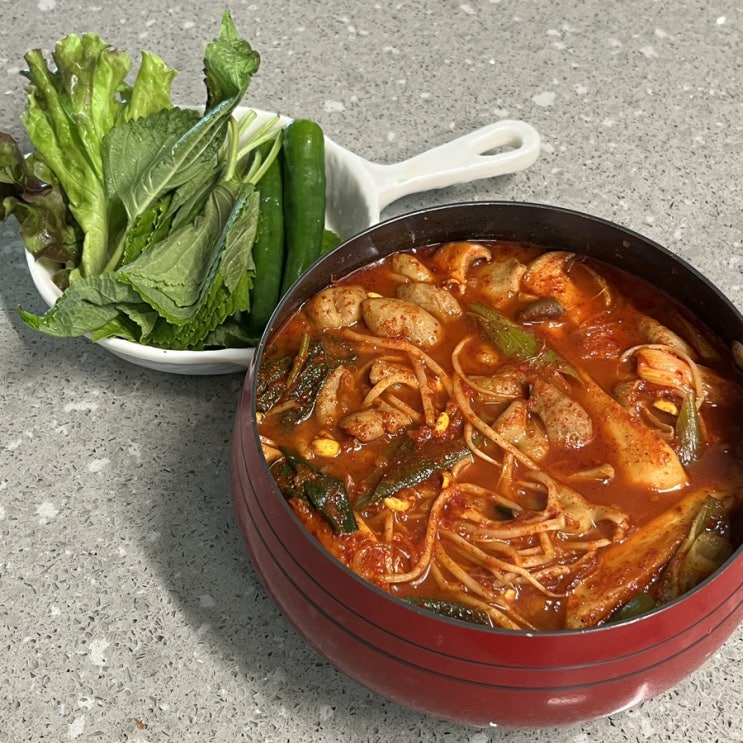  곱창전골밀키트 캠핑 밀키트 추천 영자네곱창