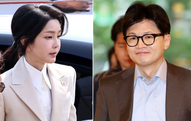 <b>한동훈</b> 후보 김건희 여사 <b>문자</b> 무시 김건희 여사 모욕감 느껴..... 