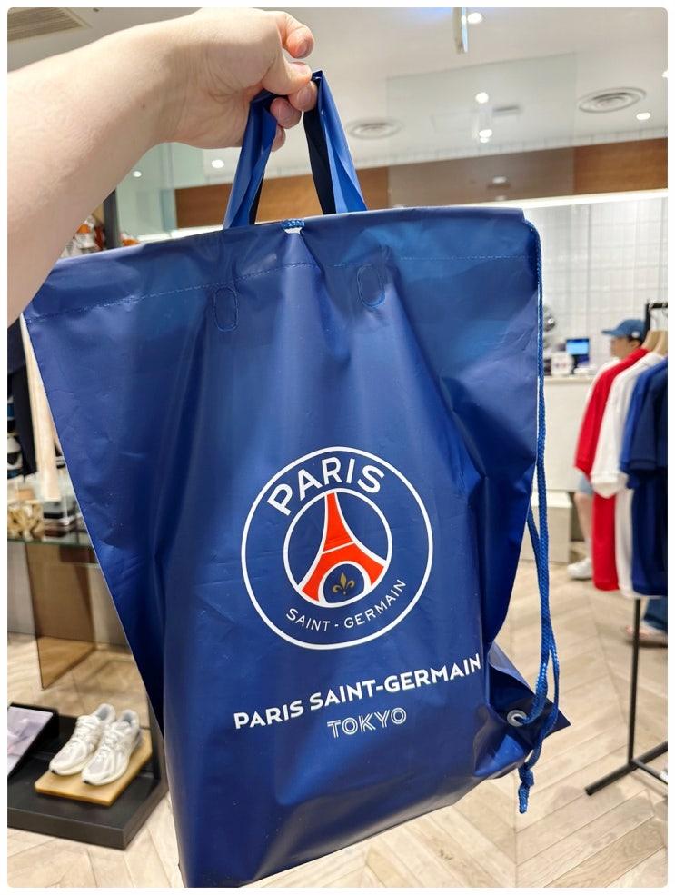  후쿠오카 일본 한정판 파리생제르망(Paris Saint Germain) PSG 편집샵 스토어, 데일리 의류 쇼핑 구매 후기 (Le Dome EDIFICE et IENA)