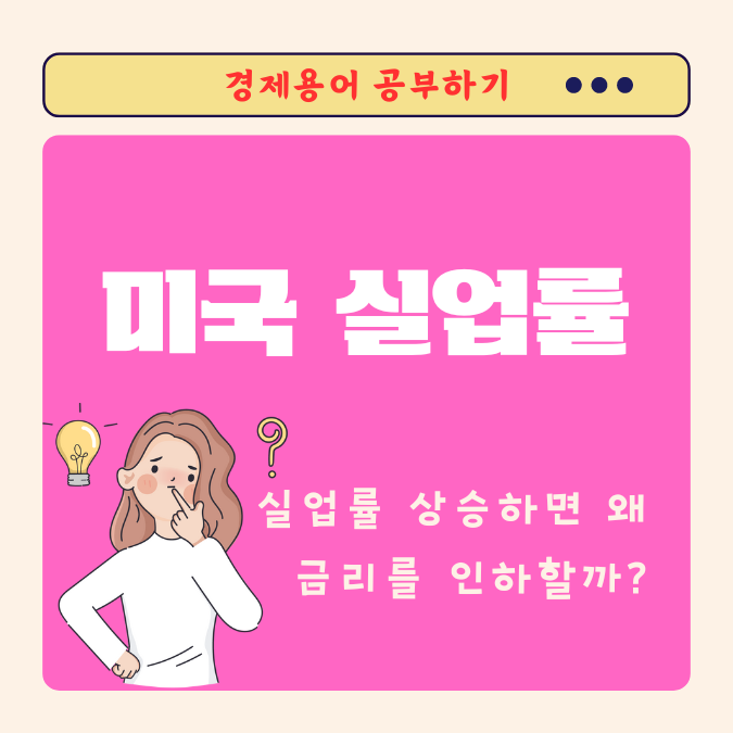  미국의 실업률이 증가하면  금리는 왜 인하할까?