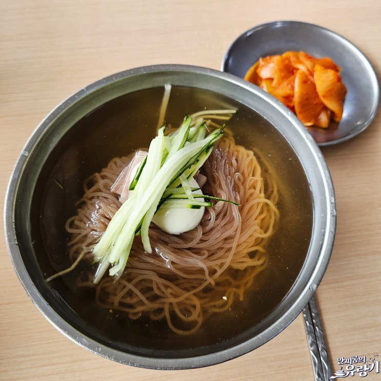  양평 옥천냉면 황해식당 클래식한 노포의 냉면육수