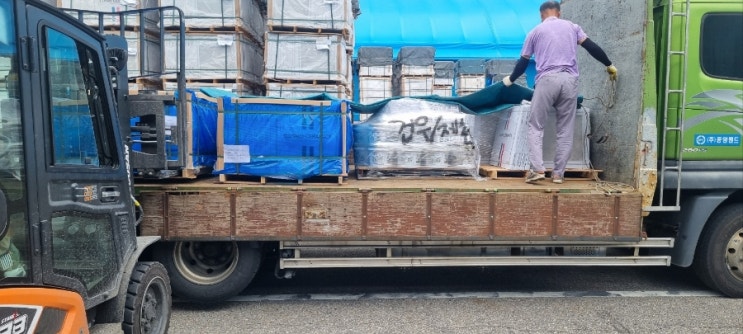  충북 제천 선녀와 나무꾼 캠핑장 타일 도매 납품 -주식회사 건우하우징-