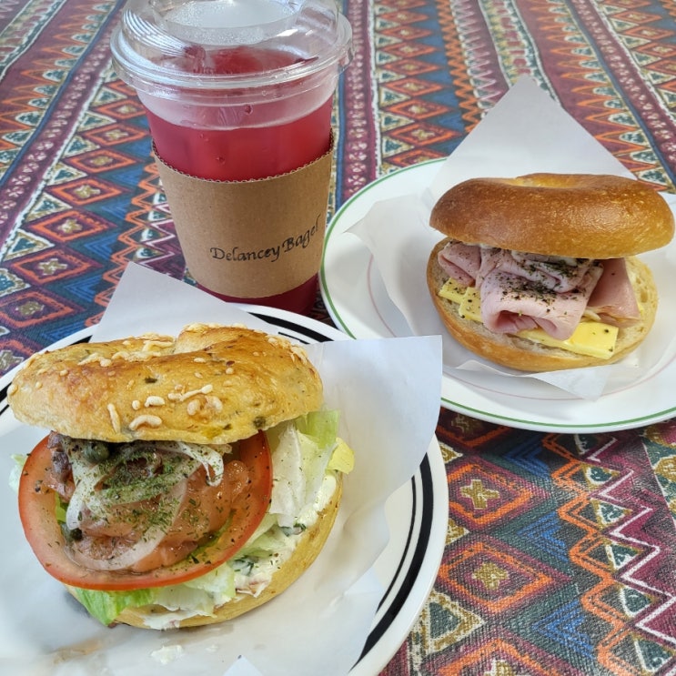  [문정동 빵집] 인생 연어 샌드위치 맛집 델랑시베이글