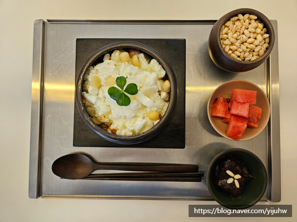 행궁동 디저트 맛집 비오엘플레이스 정갈한 쌀빙수 한상차림