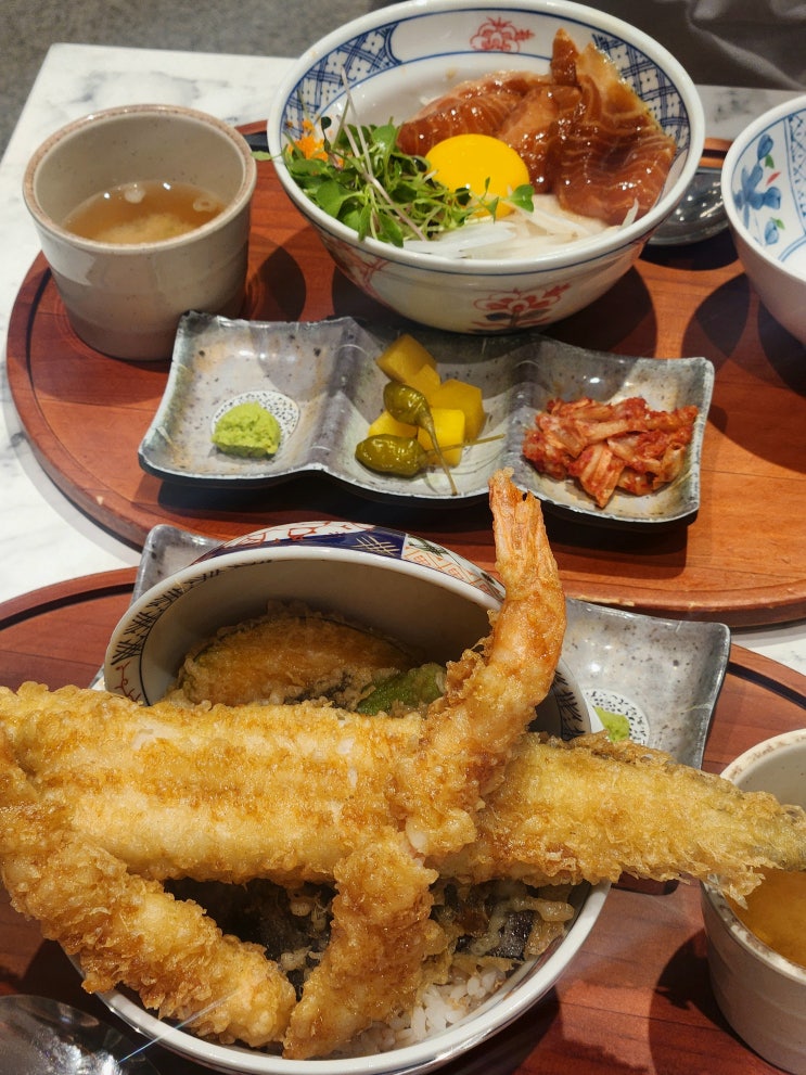  [서울/여의도] 더현대 지하 텐동, 사케동 맛집 추천 마츠노하나