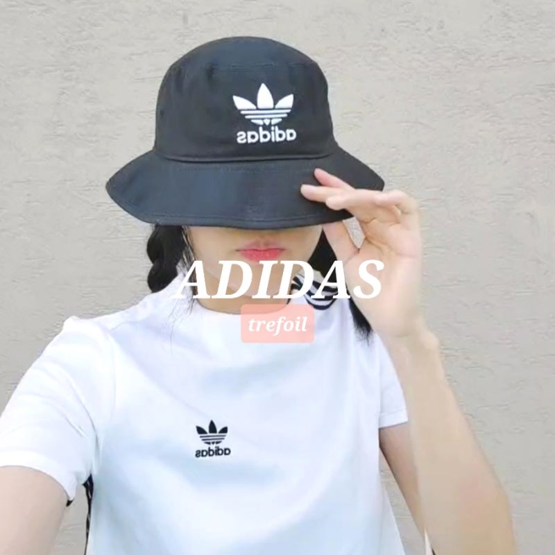 아디다스 트레포일 버킷햇 1년 사용 후기 두상 작아 보이는 버킷햇