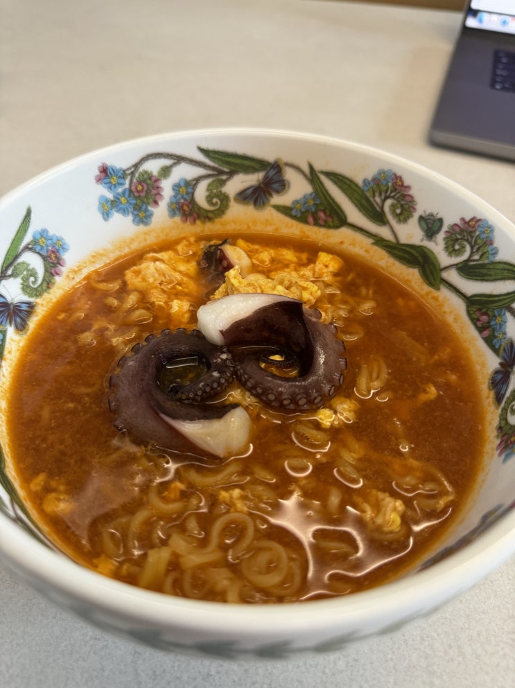 맛있는정하네 손질 통문어 - 문어라면 끓여먹기