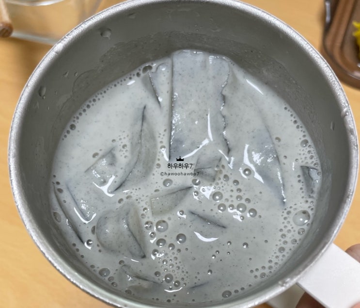  마켓컬리 추천 맑은물에 우무묵 서리태 콩물 마켓컬리 진한 콩물 추천