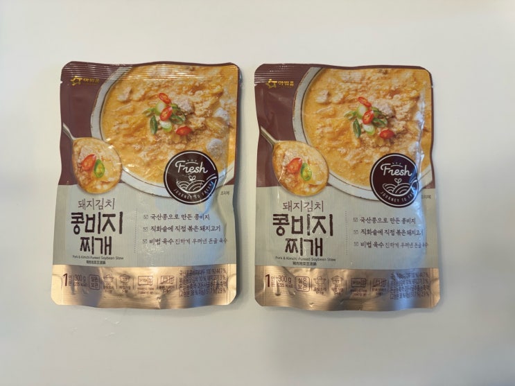  아워홈 <돼지김치콩비지찌개> 리뷰