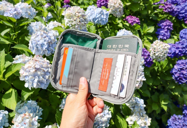  여행자가 추천하는 여권지갑 RFID 차단 에가든 해외여행지갑