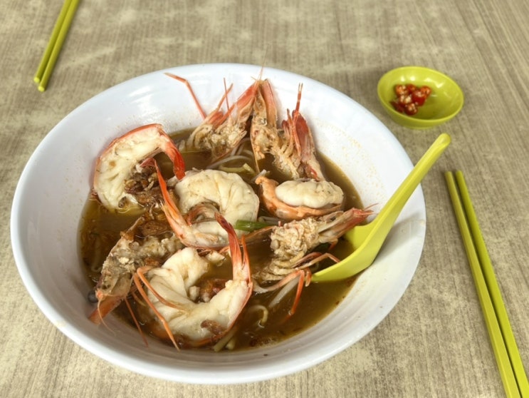  싱가포르 새우국수 맛집 블랑코 코트 프라운 미 메뉴 가격 솔직후기