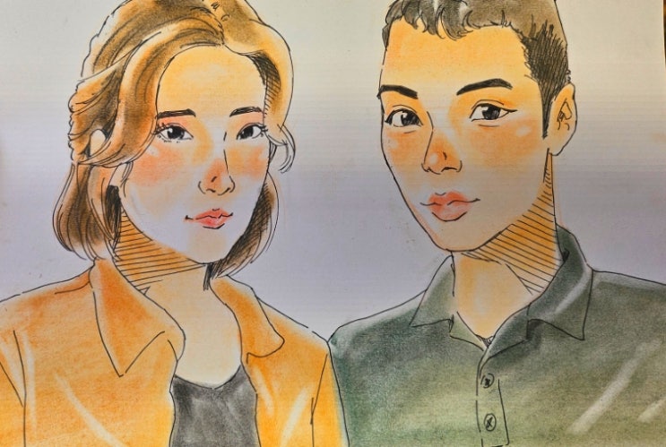  홍대미술관 캐리의집, 홍대 핫한 이색데이트 캐리커처