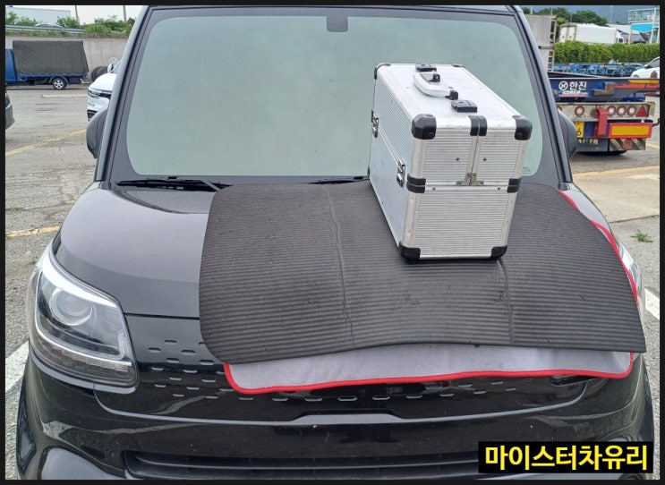  마산차유리복원 레이 앞유리돌빵 수리