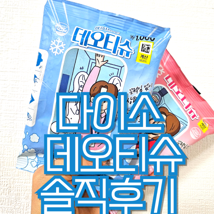 다이소 데오드란트티슈 데오티슈 땀티슈 직장인 필수템 내돈내산