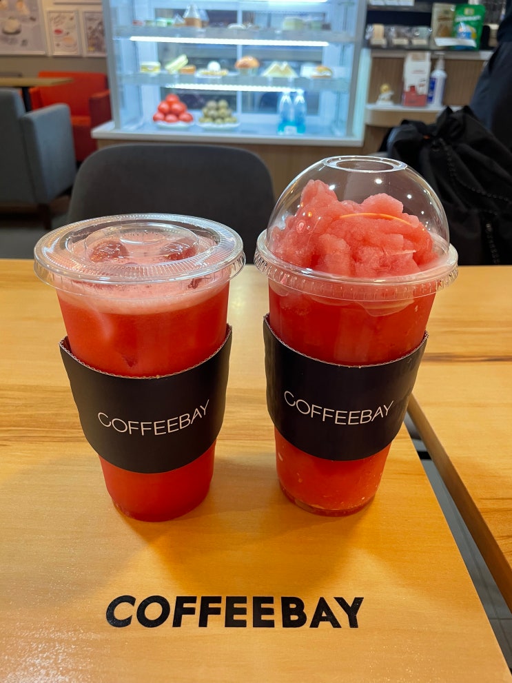 [신설동] 커피베이 숭인동점 여름신메뉴 꿀수박주스 꿀수박스무벨라 먹고왔어요 꾸르맛!