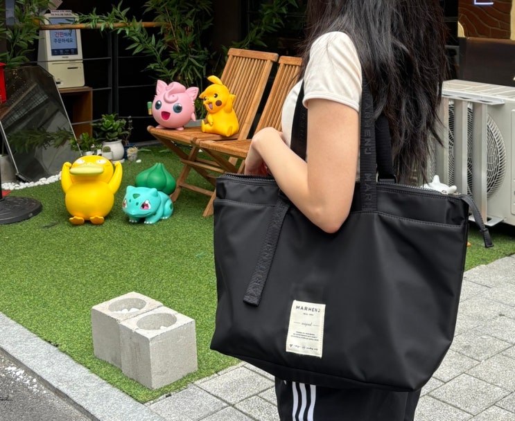 데일리가방 추천 : 마르헨제이 MARHEN.J  리프백 블랙 후기