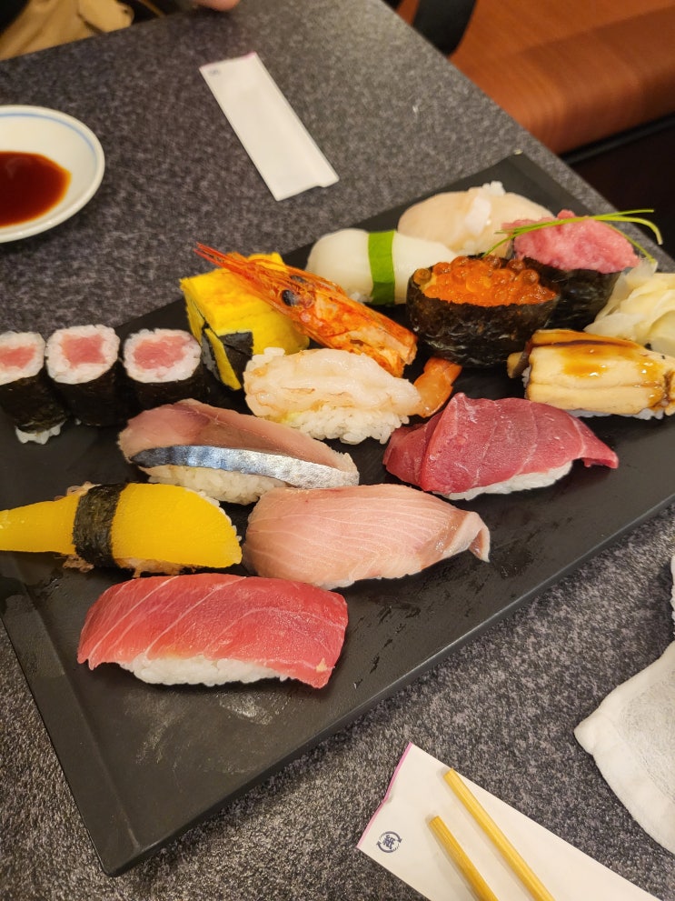  도쿄여행코스 츠키지시장(Tsukiji matrket) 맛집추천 마루타케 타마고야키, 스시잔마이