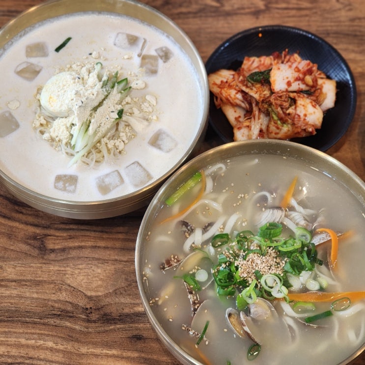  동탄 콩국수 칼국수 애정칼국수 영천동 맛집