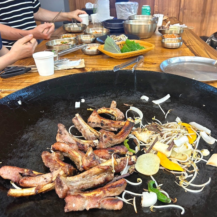  담양 고서 맛집 무등산식당 마늘쪽갈비 냉국수